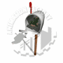 An animated picture of a fist full of money bursting out of a mailbox